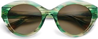 Etnia Barcelona Sweet GR Womens Sunglasses Green Size 53