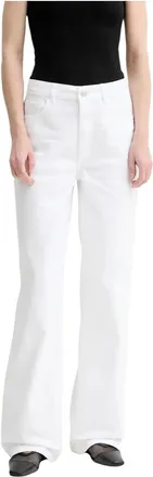 Gestuz Zolina Twill HW Wide Jeans - - Jeans - Donna - Bianco - W29