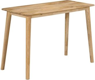vidaXL Dining Table 112x52x76 cm Solid Wood Mango vidaXL