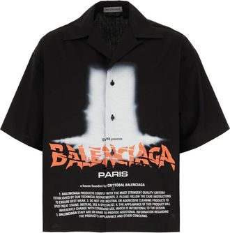 Balenciaga Hombre, Camisas, Negro, Talla: S