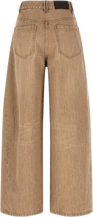 Brunello Cucinelli Womens Beige Cotton Jeans Denim Clothing