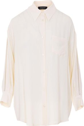 Fabiana Filippi White Shirt With Frontal Buttons Closure