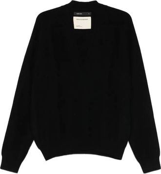 Frenckenberger V-neck sweater - Black