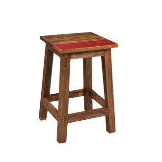 Novit&agrave; Home Cordonnier - stool with reclaimed woods