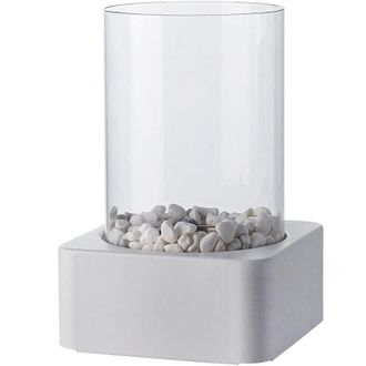 OEM Chimenea De Mesa, Capacidad Del Tanque De Combusti&oacute;n De 0,24 L, Luz De Manto De Fuego Real Port&aacute;til Para Exteriores, Luz Ambiental Para Decoraci&oacute;n Del