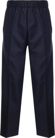 Giuliano Galiano Noak Straight Broeken - Heren - Straight fit broeken - Blauw - 2XL - Wol - Broeken