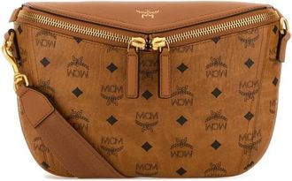 MCM Mcm Printed Canvas Diamond Belt Bag