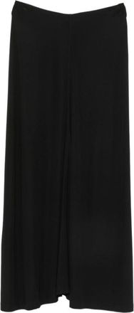 Toteme Black Solid Long Skirt