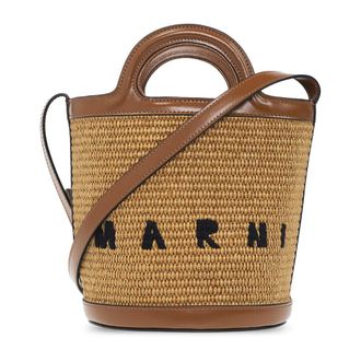 Marni Bucket Bags, female, Brown, Size: ONE SIZE Tropicalia Bucket Bag