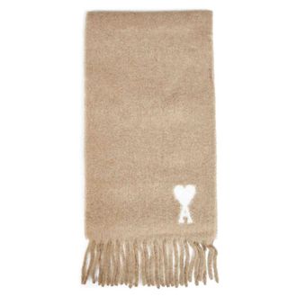 Ami Sciarpa Ami de Coeur - - Accessories - Uomo - Beige - ONE SIZE