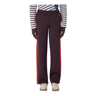 Wales Bonner Wales Bonner, Broeken, Heren, Bruin, L, Polyester, Tide Track Pants