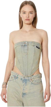 VETEMENTS Sleeveless Tops - Dames - Tops zonder mouwen - Blauw - M - Tops