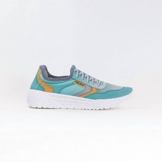 Psudo Womens Court Sneaker In Mint Ombre