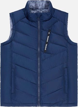 Reebok Mens RB1572 Reversible Puffer Vest - Batik Blue - Navy - Size: Regular/36