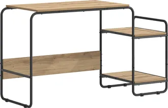 vidaXL Escritorio Con Almacenamiento Roble Artisan Vidaxl