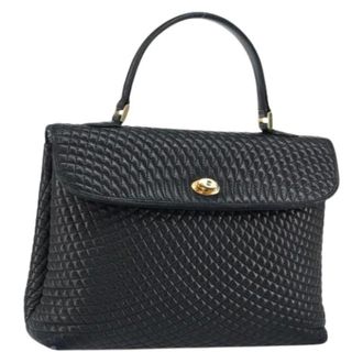 Bally Pre-owned Leather Handbag - - Pre-owned - Donna - Nero - ONE SIZE