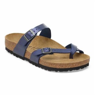 Birkenstock Womens Mayari Birko-Flor Sandal - Regular Width In Graceful Midnight