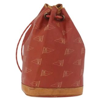 Louis Vuitton Pre-owned Vintage Bucket Bag - Dames - Pre-owned - Rood - Maat: ONE Size Leer