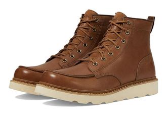 Sorel Slabtown 62tm Moc Waterproof Mens Boots Velvet Tan/Tobacco : 11.5 D - Medium, Leather/Suede