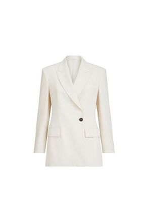 Brunello Cucinelli Couture twill blazer in Milk at Nordstrom, Size 42 It
