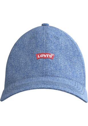 Levi's Baseball Cap LEVIS Housemark Denim, Damen, Gr. - (58), blau (jeans blau), Baumwolle, Caps Baseball Cap