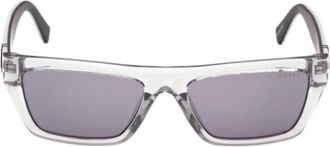 Guess Smoke Rectangular Mens Sunglasses GU00120 20A 55