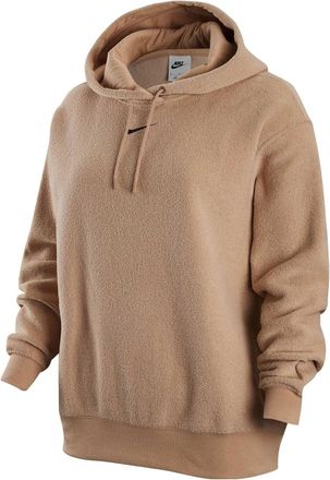 Nike (WMNS) Nike Sportswear Logo Hoodie Tan DV7100-200
