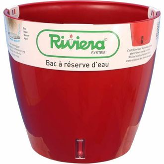 Riviera & Bar Riviera - Cubeta De Reserva De Agua - Redonda - &Oslash; 36 X H 33 Cm - Rojo
