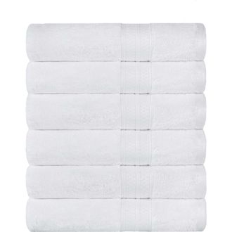Superior 6-Pack Hand Towel Set in White at Nordstrom Rack