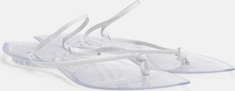 Alaia Ala&iuml;a Invisible leather thong sandals