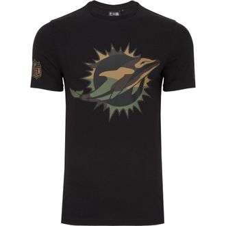New Era Shirt - NFL Miami Dolphins Black/Wood camo - XXL