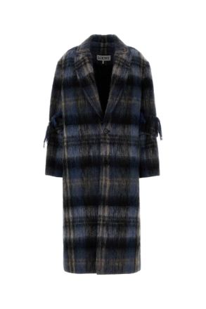 Loewe Embroidered Mohair Blend Coat