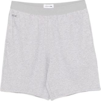 Lacoste Shorts con logo ricamato - Grigio