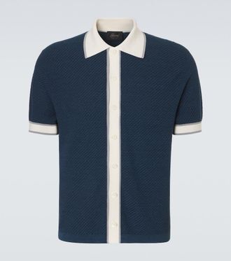 Brioni Linen, cotton, and silk shirt