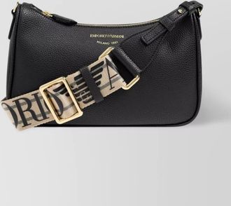 Emporio Armani pebbled faux leather shoulder bag