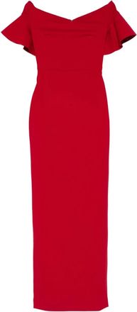 Solace London Cielo maxi-jurk - Rood