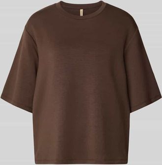 Soyaconcept Sweatshirt mit 1/2-Arm Modell BANU 231 in Dunkelbraun, Gr&ouml;&szlig;e XXL