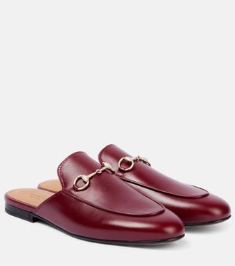 Gucci Princetown Horsebit leather mules