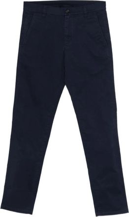 Aspesi Rechte Chino - Heren - Chinos - Blauw - S - Katoen - Broeken