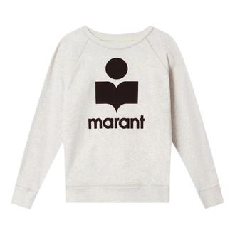 Isabel Marant Millyny Sweatshirt - Dames - Sweatshirts - Beige - XS - Katoen - Hoodies & sweatvesten