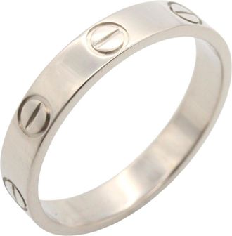 Cartier White Gold White Gold (18K) Band Ring (Pre-Owned)