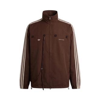 adidas Long Sleeve Training Tops, male, Brown, Size: XL Sftm 007 Track Top