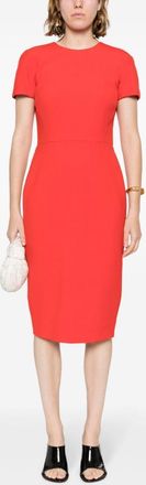 Victoria Beckham Womens Sheath Dress - Red - Size EU 36 (Womens)