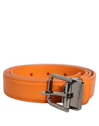 Dolce & Gabbana Leather Belt - Orange