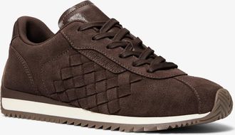 Michael Kors Rhodes Woven Suede Trainer