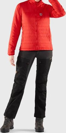 Fj&auml;llr&auml;ven Expedition X-Latt Jacket In True Red