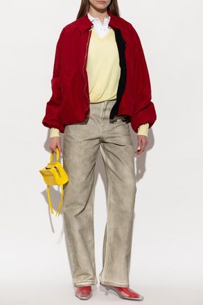 Loewe Jacket With Crinkled Effect, Womens, Red