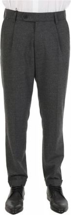 HUGO BOSS Heren, Broeken, Grijs, Maat: XL Katoen