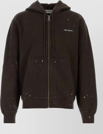 Carhartt Work in Progress cotton zip up hoodie