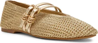 Dolce Vita Lespina Flat in Gold at Nordstrom Rack, Size 6.5